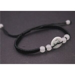💖 Jade Macrame Bracelet 7”-8” adjustable NEW